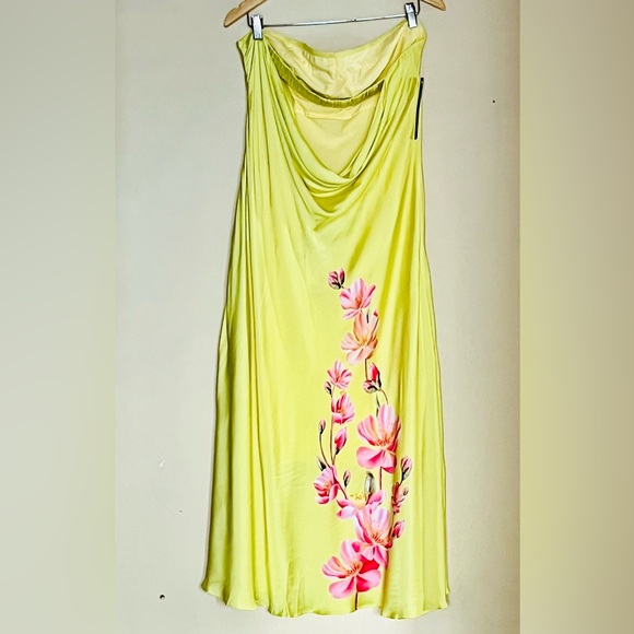 FARM RIO Strapless Printed Midi Split Dress - Picture 6 of 12